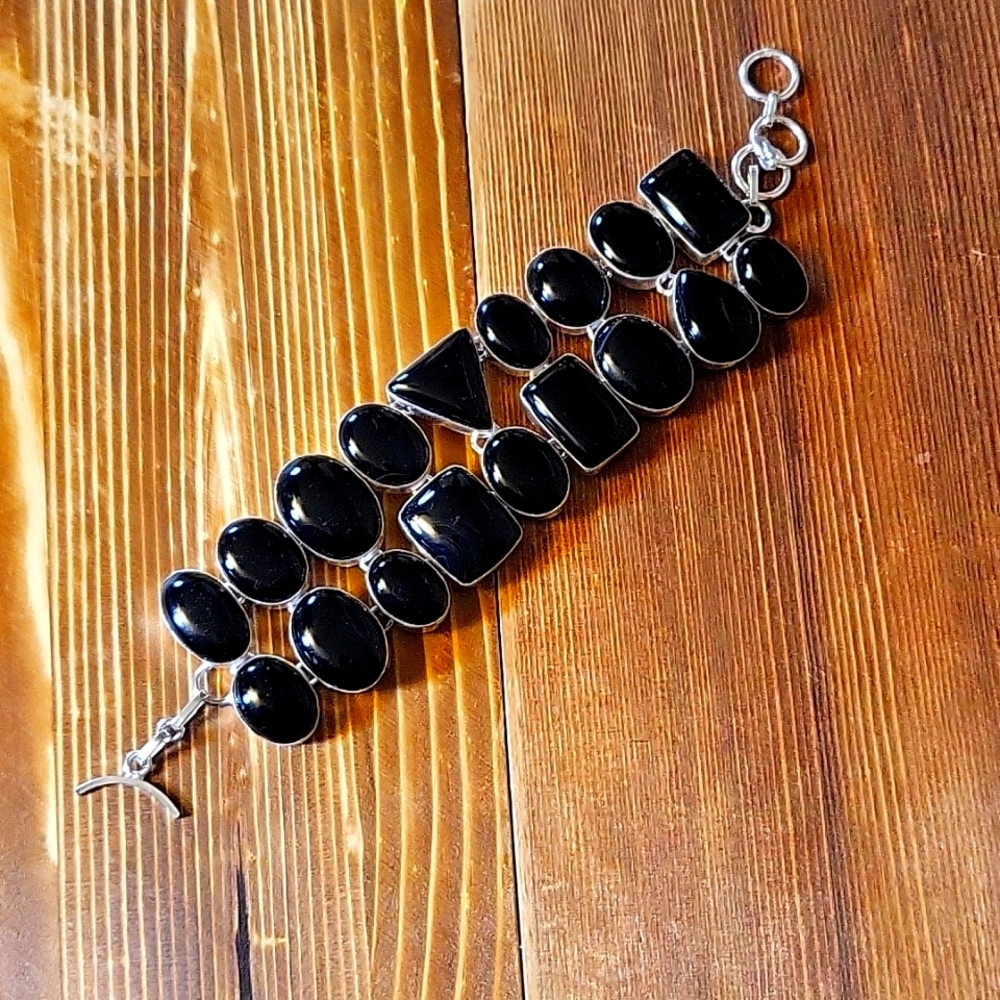 Black Botswana Bracelet - NWOT - Adjustable